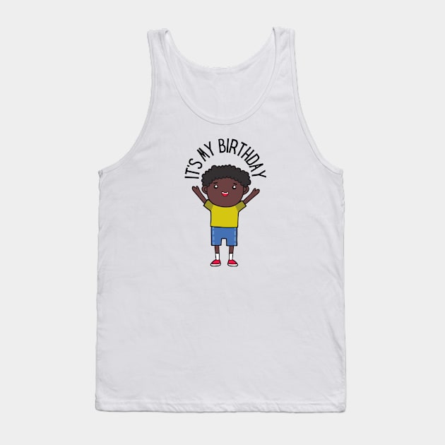 Birthday Boy Tank Top by RATED-BLACK